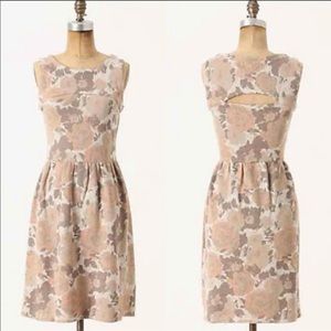 Anthropologie Floral Sweater Dress